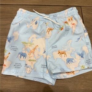 Janie & Jack Animal Print Swim trunks
